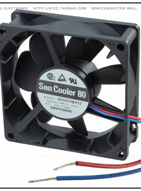 9A0824M402【FAN 80X25MM 24VDC】