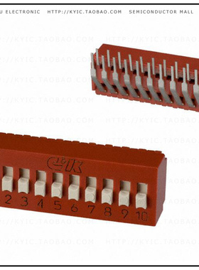 BD10AV【SWITCH SLIDE DIP SPST 100MA 5V】