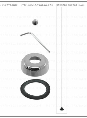 QWFT120【RF ANT 544MHZ WHIP STR NMO BASE】