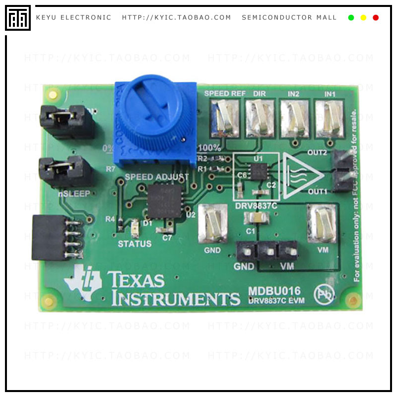 DRV8837CEVM【EVALUATION MODULE】