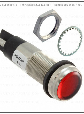 6561104304F【LED 1/2' FLAT RED 24VDC TERM】