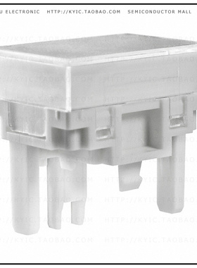 AT4163JB【CAP PUSHBUTTON RECT CLEAR/WHITE】