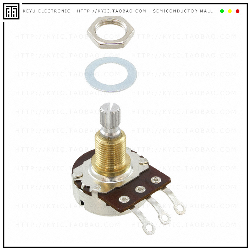 PDA241-SRT01-504B0【POT 500K OHM 1/2W CARBON LINEAR】