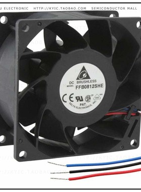 FFB0812SHE-F00【FAN AXIAL 80X38MM 12VDC WIRE】