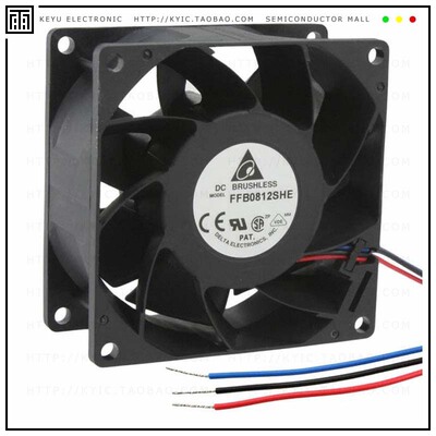 FFB0812SHE-F00【FAN AXIAL 80X38MM 12VDC WIRE】