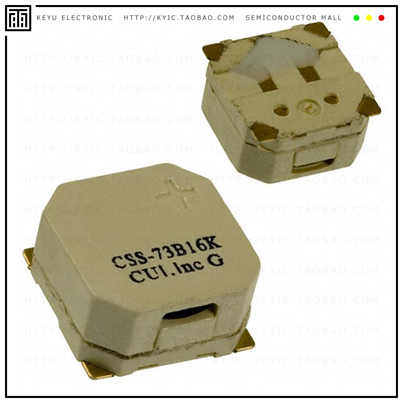CSS-73B16K-SMT【AUDIO MAGNETIC XDCR 2.5-4.5V SMD】