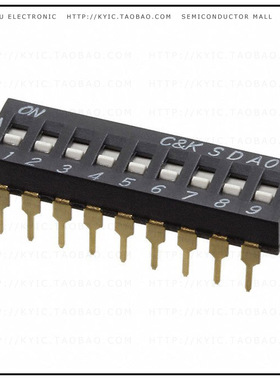 SDA09H0BD【SWITCH SLIDE DIP SPST 25MA 24V】