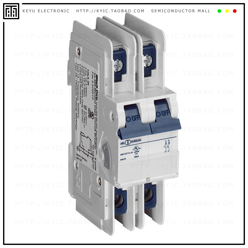 2C8UL【CIR BRKR THRM-MAG 8A LEVER】