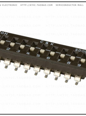 SD09H0SB【SWITCH SLIDE DIP SPST 100MA 25V】