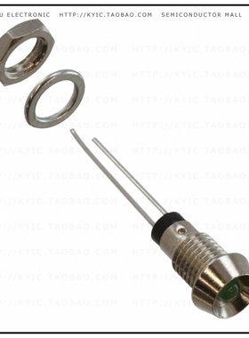 MPR3GD【PNL MNT W/ WIRE 568NM 25MCD GRN】