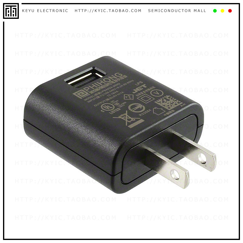 PSA05A-050QL6-H【AC/DC WALL MOUNT ADAPTER 5V 5W】