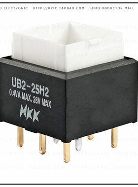 UB225SKG036B【SWITCH PUSH DPDT 0.4VA 28V】