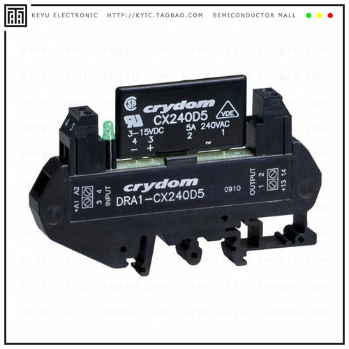 DRA1-CX240D5-B【SSR RELAY SPST-NC 5A 12-280V】
