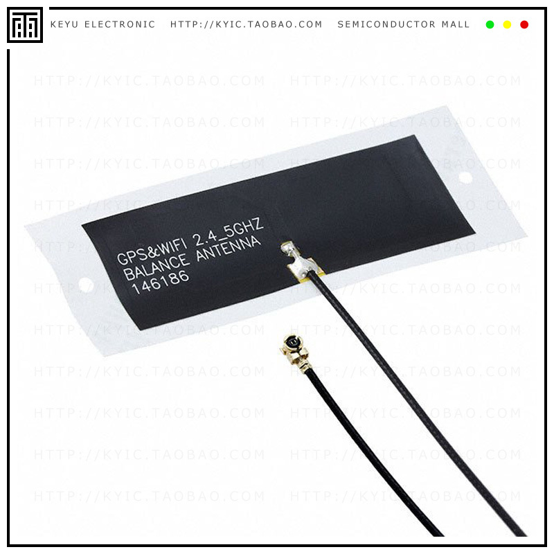 1461860100【RF ANT 1.561/1.575GHZ FLAT 100MM】