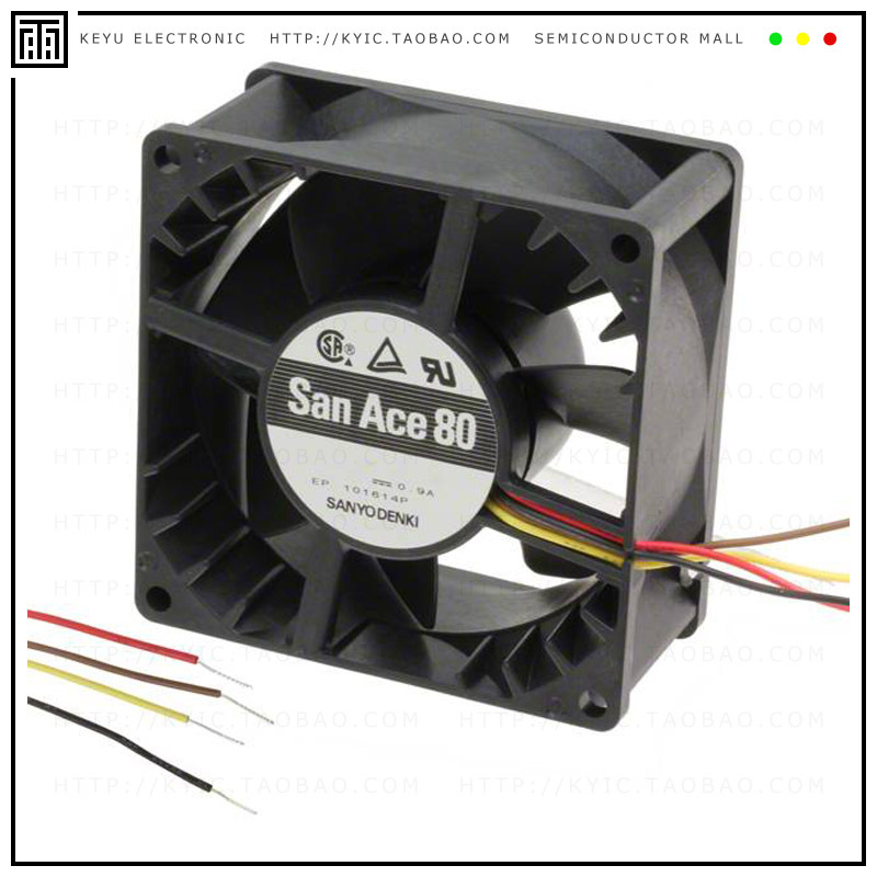 9GV0812P4K031【FAN 80X25MM 12VDC VANE RBLS】