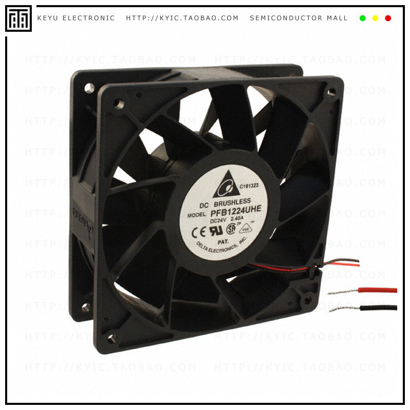 PFB1224UHE【FAN AXIAL 120X38MM 24VDC WIRE】