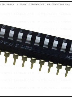 SDA09H1BD【SWITCH SLIDE DIP SPST 25MA 24V】