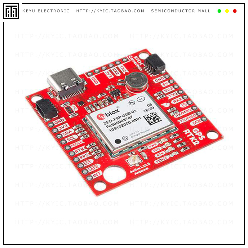 GPS-15136【GPS-RTK2 BOARD - ZED-F9P (QWIIC)】