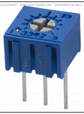 3362U-1-504LF【TRIMMER 500K OHM 0.5W PC PIN TOP】