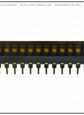 SDA12H0B【SWITCH SLIDE DIP SPST 25MA 24V】