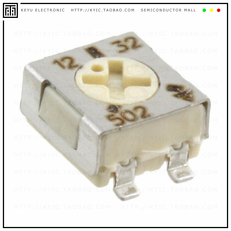 TS53YL502MR10【TRIMMER 5K OHM 0.25W GW TOP ADJ】