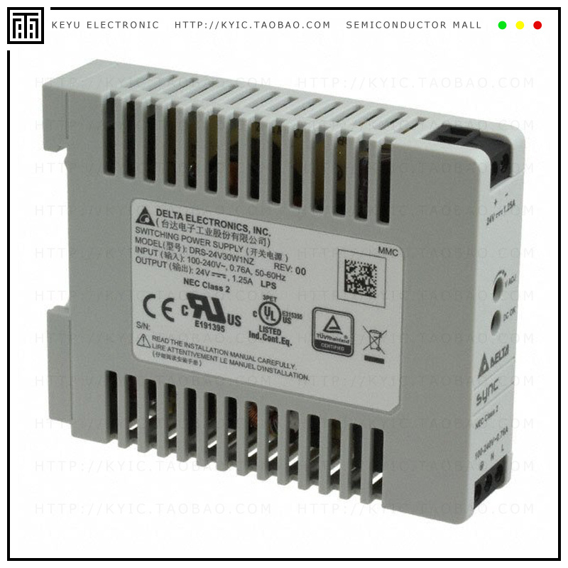DRS-24V30W1NZ【AC/DC CONVERTER 24V 30W】