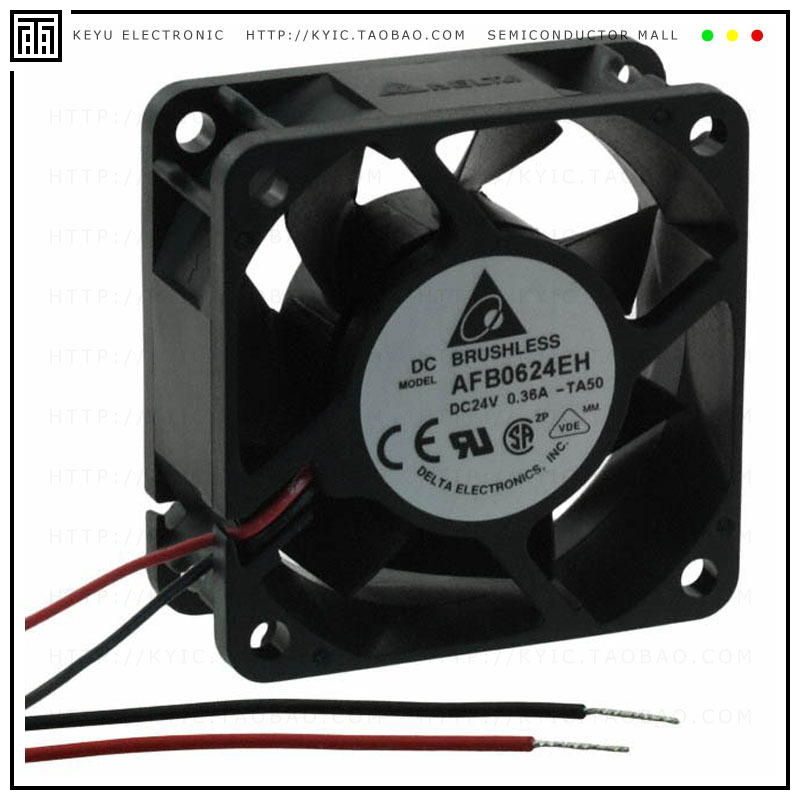 AFB0624EH-TA50【FAN AXIAL 60X25.4MM 24VDC WIRE】
