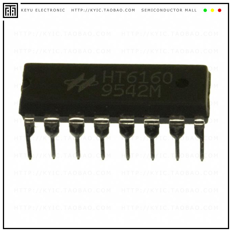 HT-6160【IC DECODR PGMABL 12 ADDR 6 DATA】