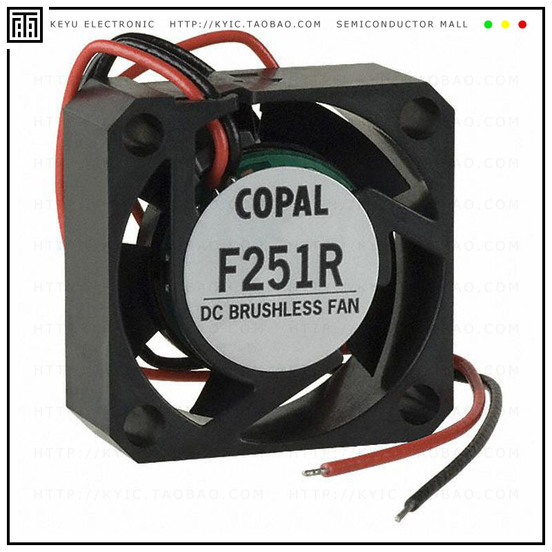 F251R-12LLB【FAN AXIAL 25X10MM 12VDC WIRE】