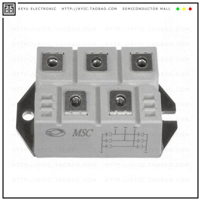 MSD100-16【BRIDGE RECT 3PHASE 1.6KV 100A M3】