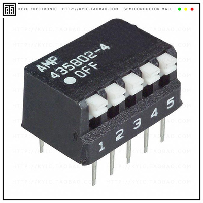 5435802-4【SWITCH PIANO DIP SPST 25MA 24V】