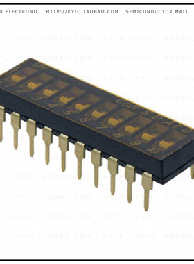 SDA10H0B【SWITCH SLIDE DIP SPST 25MA 24V】