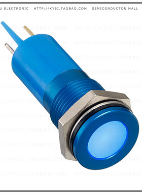 Q14F1ABXXB24E【INDICATOR 24V 14MM FLUSH BLUE】