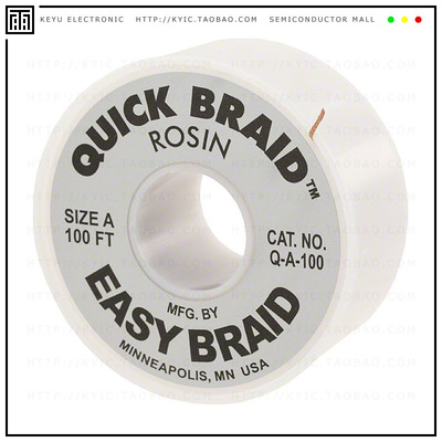 Q-A-100【DESOLDER BRAID ROSIN 0.025' 100'】