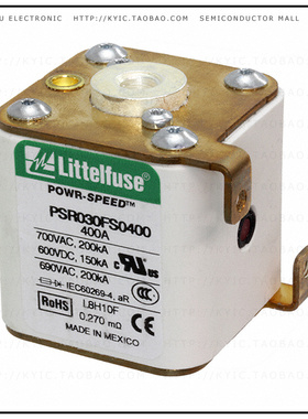 PSR030FS0400Z【FUSE SQUARE 400A 700VAC/600VDC】