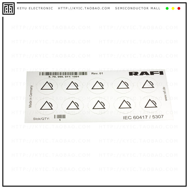 5.70090.0111001【LABELLING SHEET SYMBOL 'ALARM G】