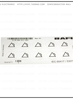 5.70090.0111001【LABELLING SHEET SYMBOL 'ALARM G】