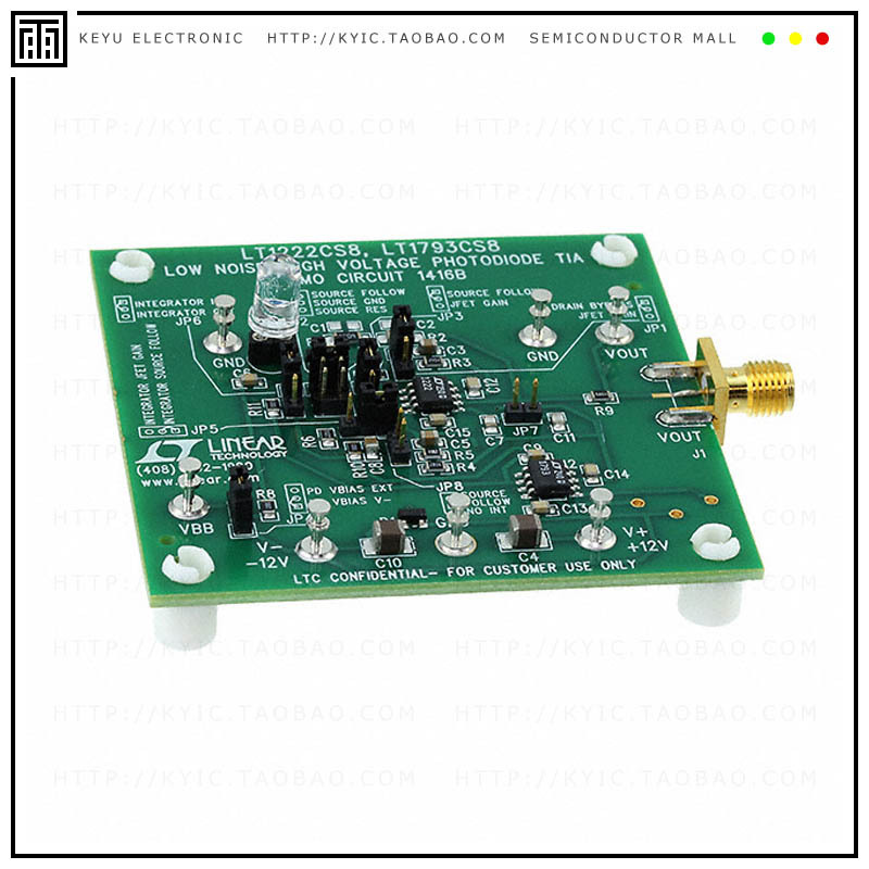 DC1416B【DEMO BOARD SC LT1222CS8 OPAMP】