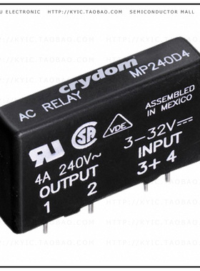 MP240D4【SSR RELAY SPST-NO 4A 24-280V】