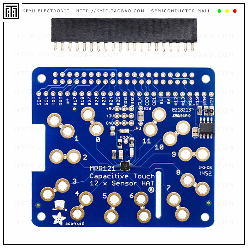2340【ADDON TOUCH HAT CAP RASPBERRY PI】