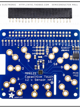 2340【ADDON TOUCH HAT CAP RASPBERRY PI】