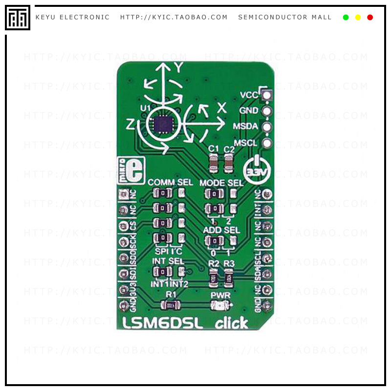 MIKROE-2731【LSM6DSL CLICK】