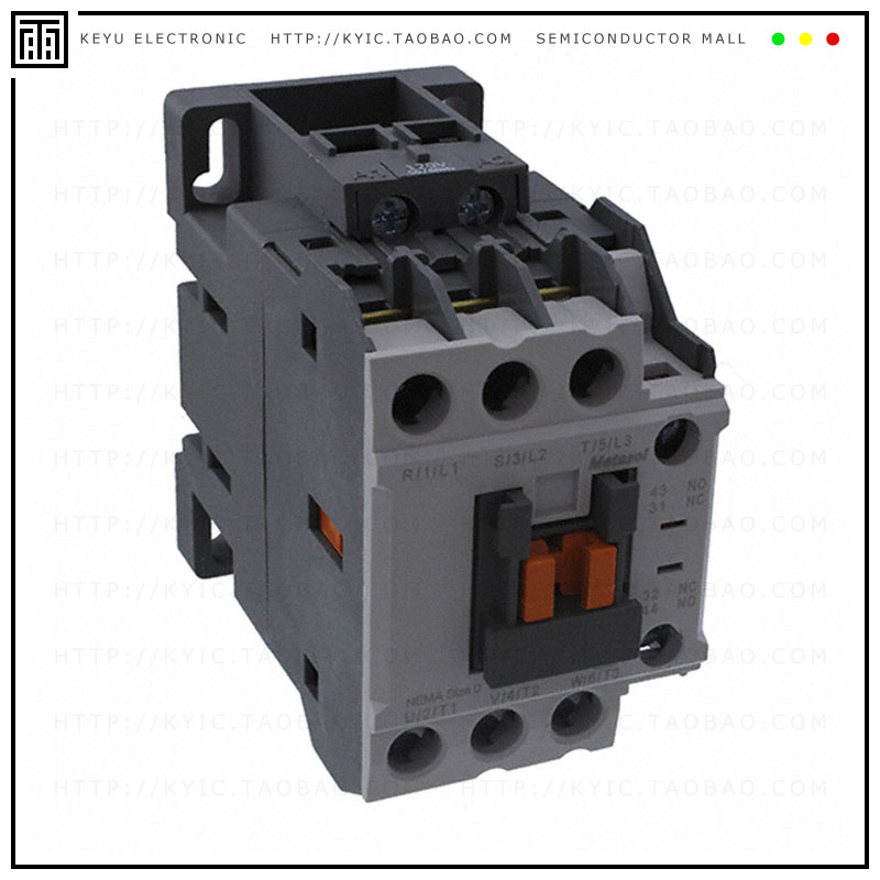 MC-22B-AC120V【CONTACTOR 3P22A 1 NO/1 NC 120VAC】
