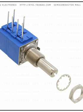 81A2A-B28-D15/D15L【POT 10K OHM 1/4W PLASTIC LOG】