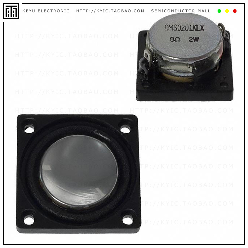 CMS0201KLX【SPEAKER 8OHM 2W TOP PORT 80DB】