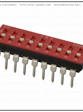 SD09H0B【SWITCH SLIDE DIP SPST 100MA 25V】