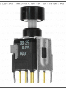 BB25AB-HA【SWITCH PUSH DPDT 0.4VA 28V】