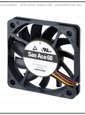 9GA0612G9001【FAN 60X10MM 12VDC TACH】