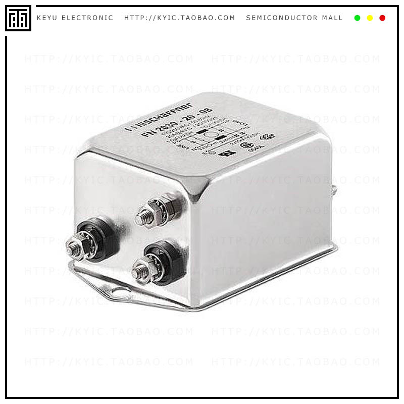 FN2030B-12-06【LINE FILTER 250VAC 12A CHASS MNT】