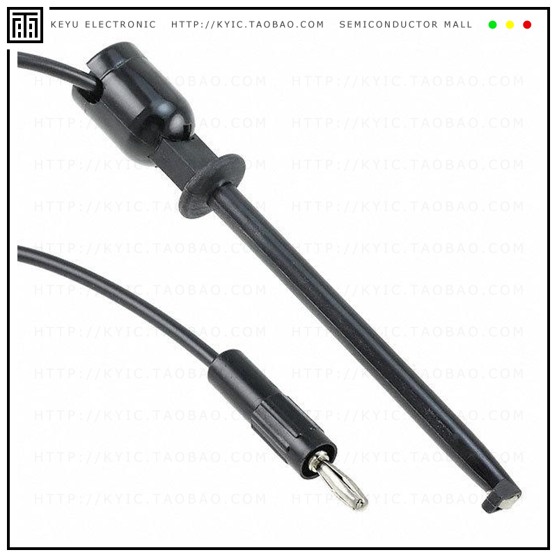 BXHL-36BLK【TEST LEAD BANANA TO GRABBER 36'】